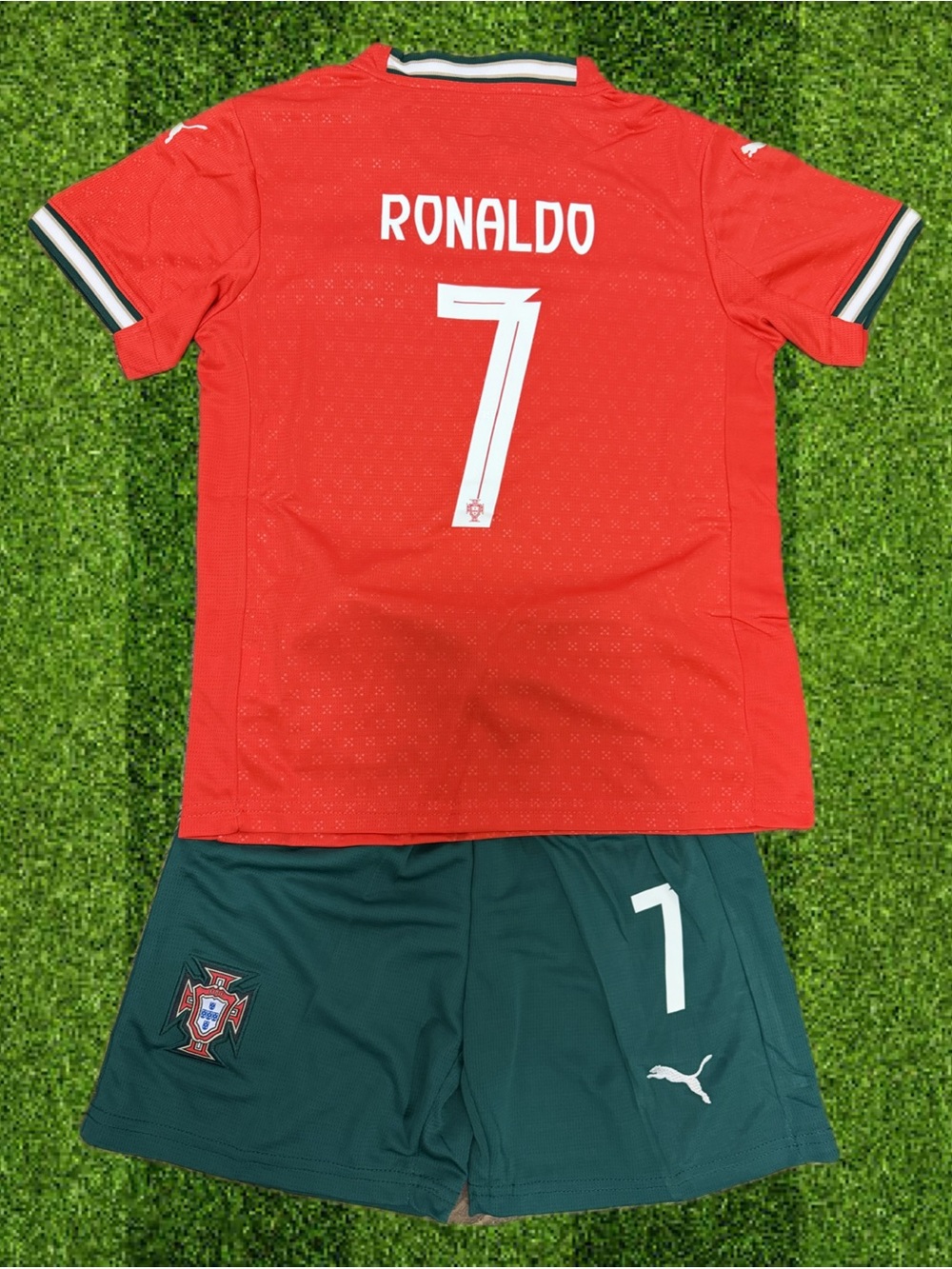 New Puma Ronaldo Portugal 2025/2026 Home Kids Set, Unisex